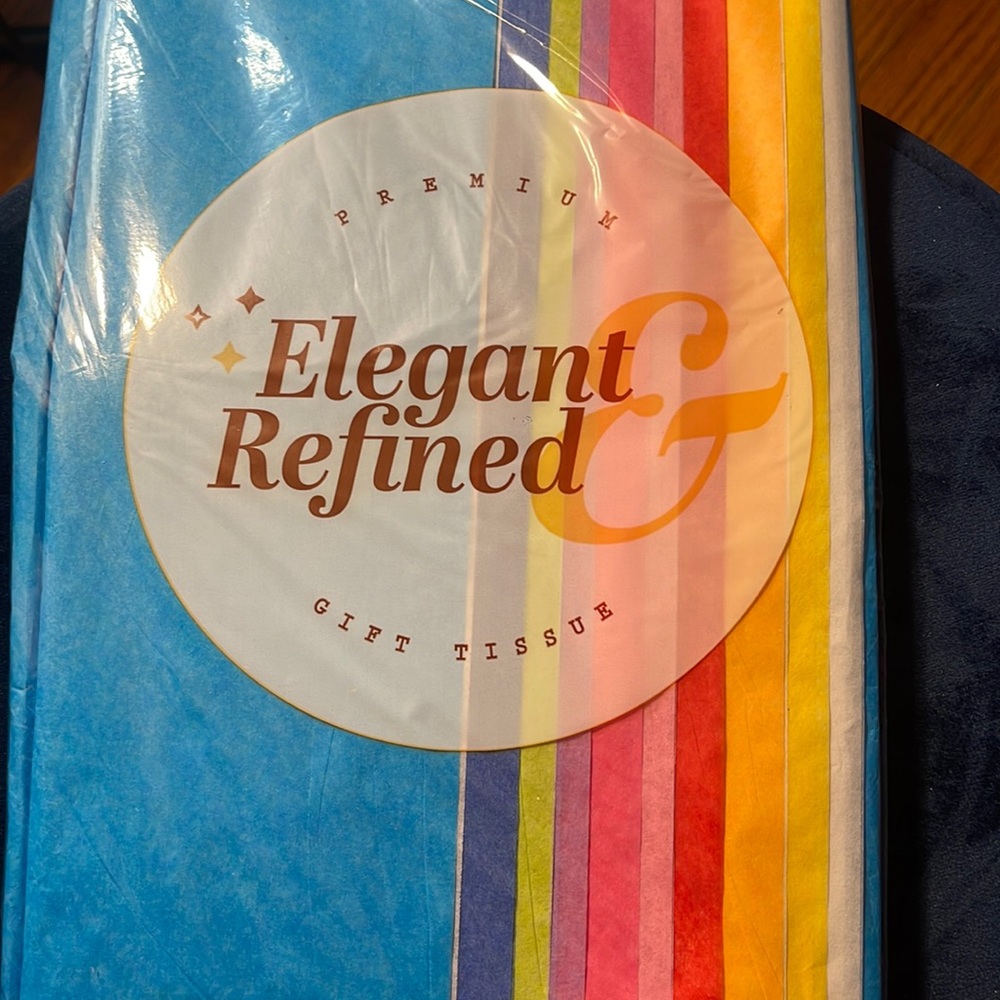Elegant refund gift tissue